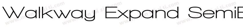 Walkway Expand SemiBold字体转换